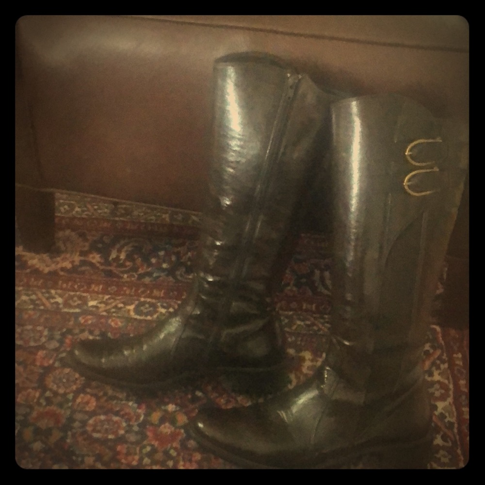 Paul Green dark brown riding boots